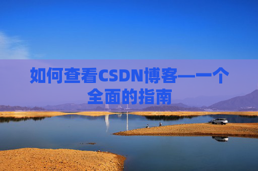 如何查看CSDN博客—一个全面的指南